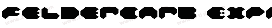 Feldercarb Expanded字体转换